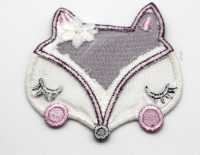 EB002 Design cartoon stereo embroidery stamp custom pocket embroidery pocket embroidery shop front view